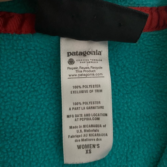 Patagonia Synchilla Women's Lightweight Fleece Pullover XS - Picture 6 of 8